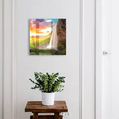 Eine atemberaubende Landschaft mit viel Grün im Hintergrund