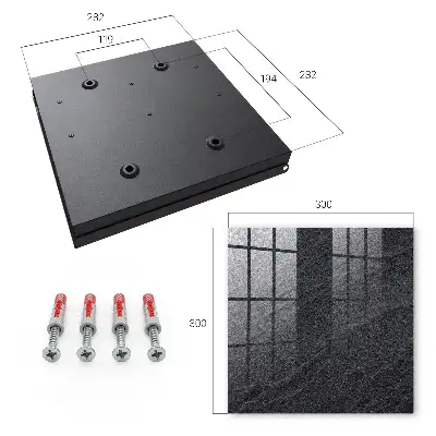 Steinstruktur in Schwarz und Grau