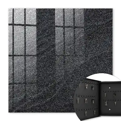 Steinstruktur in Schwarz und Grau