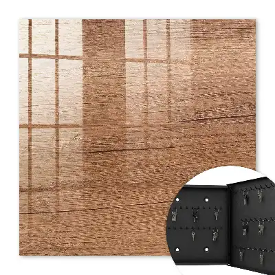 Wandpaneel mit natürlicher Holzstruktur und Maserung