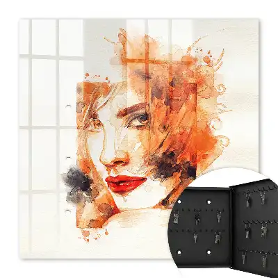 Ein feminines Aquarell voller Energie