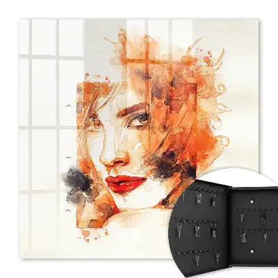 Ein feminines Aquarell voller Energie