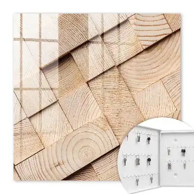 Holzstruktur strahlt Wärme aus
