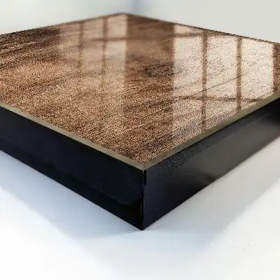 Eine warme Holztextur.