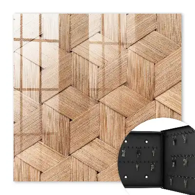 Die Geometrie der Beschaffenheit des Flechtmusters