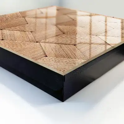 Die Geometrie der Beschaffenheit des Flechtmusters