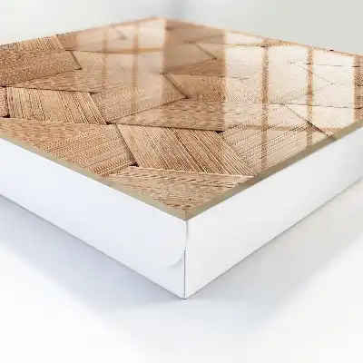 Die Geometrie der Beschaffenheit des Flechtmusters