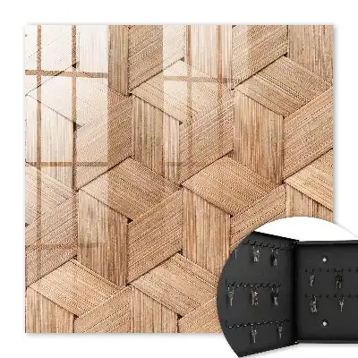 Die Geometrie der Beschaffenheit des Flechtmusters