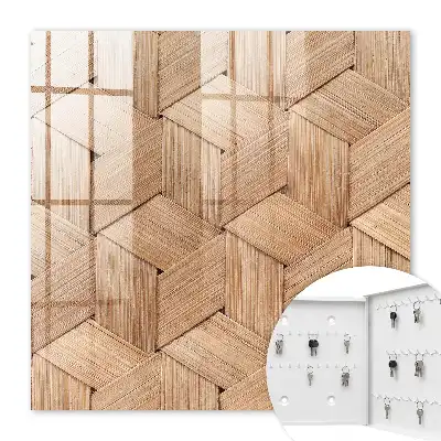 Die Geometrie der Beschaffenheit des Flechtmusters