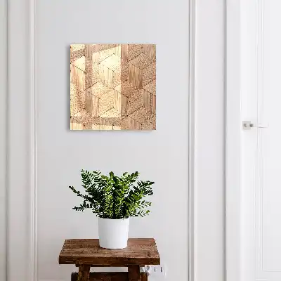 Die Geometrie der Beschaffenheit des Flechtmusters
