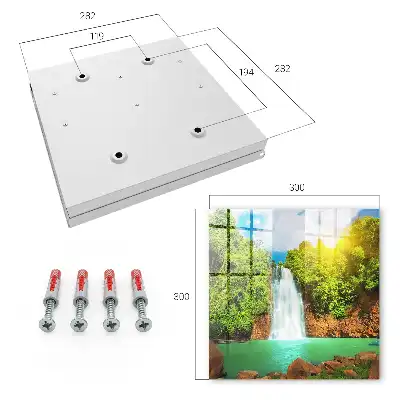 Tropischer grüner Wasserfall