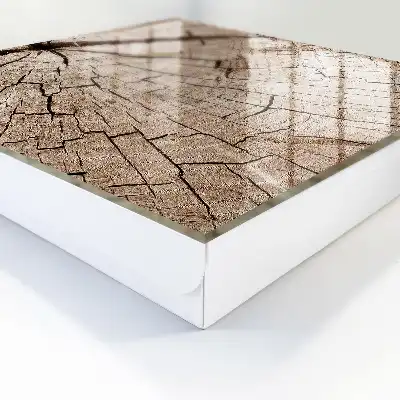 Die Holzmaserung strahlt Energie aus