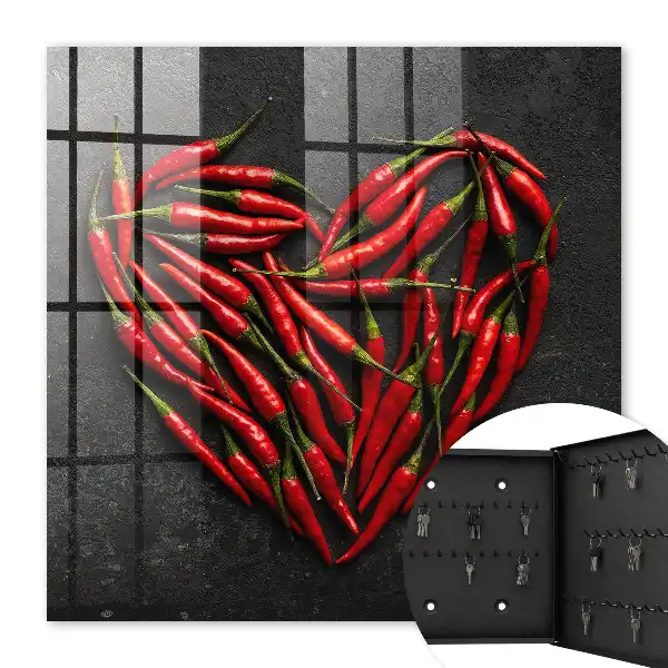 herzförmige Paprika