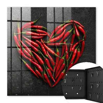 herzförmige Paprika