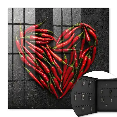 herzförmige Paprika