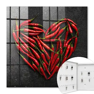 herzförmige Paprika
