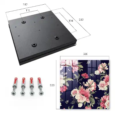 Romantische Blumen vor dunklem Hintergrund