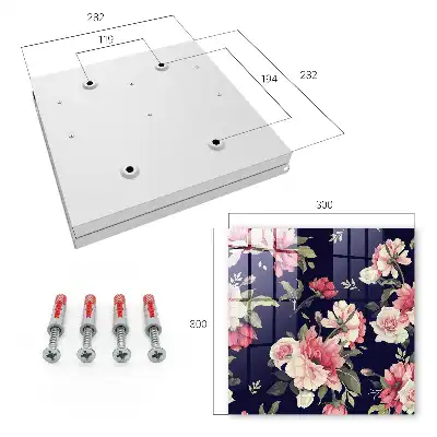 Romantische Blumen vor dunklem Hintergrund
