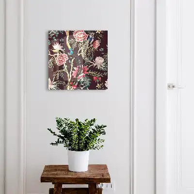 Anmutige Blumen und Vögel