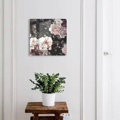 Floraler Charme vor dunklem Hintergrund