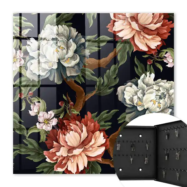 Blumen der Natur vor dunklem Hintergrund