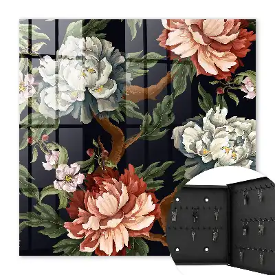 Blumen der Natur vor dunklem Hintergrund