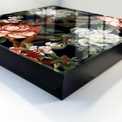 Blumen der Natur vor dunklem Hintergrund