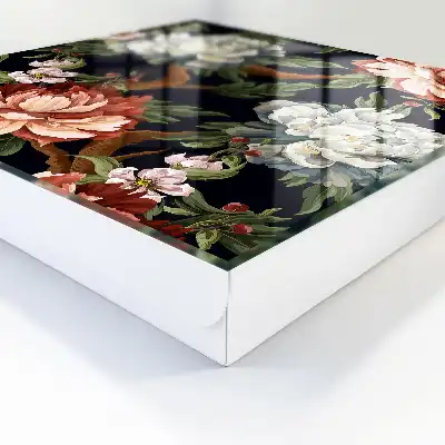 Blumen der Natur vor dunklem Hintergrund