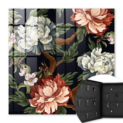 Blumen der Natur vor dunklem Hintergrund