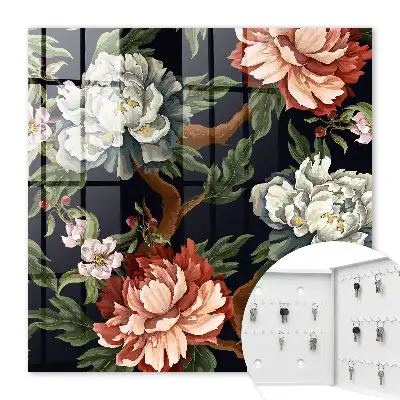 Blumen der Natur vor dunklem Hintergrund