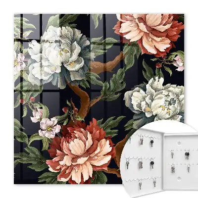 Blumen der Natur vor dunklem Hintergrund