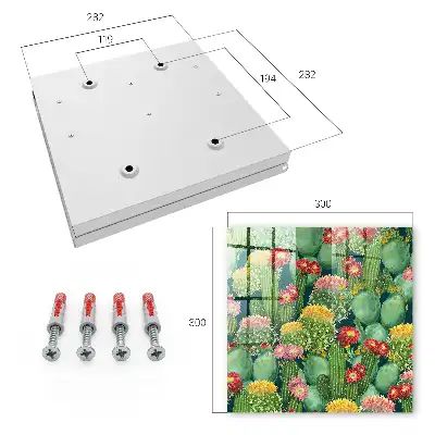 Farbenfroher Garten vor dunklem Hintergrund