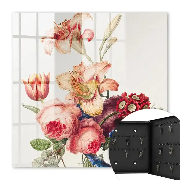 Bunte Blumen in Pastellfarben