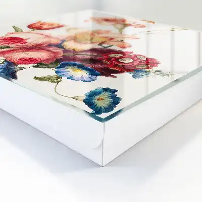 Bunte Blumen in Pastellfarben