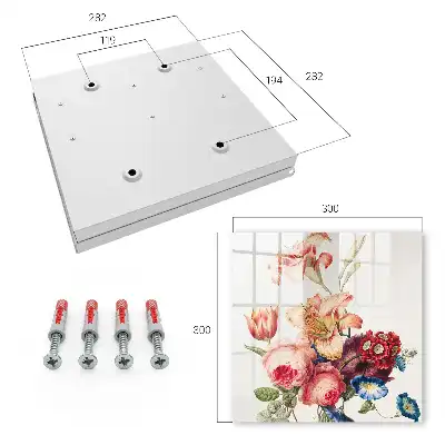 Bunte Blumen in Pastellfarben