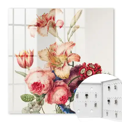 Bunte Blumen in Pastellfarben
