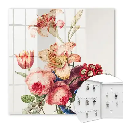 Bunte Blumen in Pastellfarben