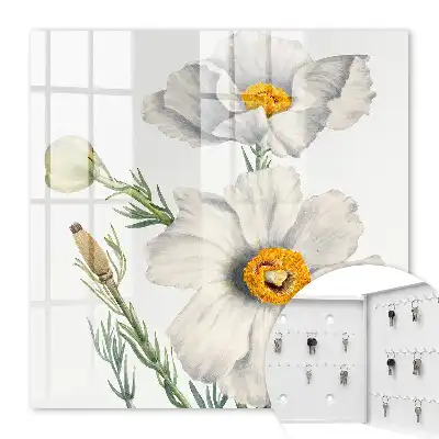Blumen und Natur mit grünen Zentren