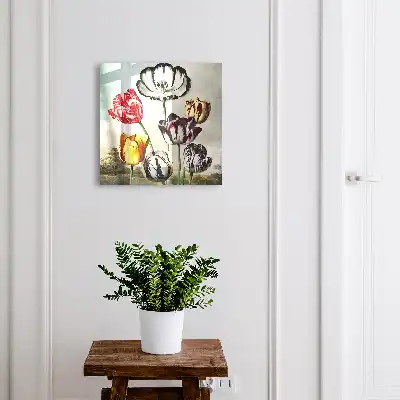 Retro-Tulpen voller Energie