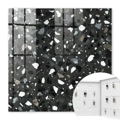 Stilvolles Mosaik in Grautönen