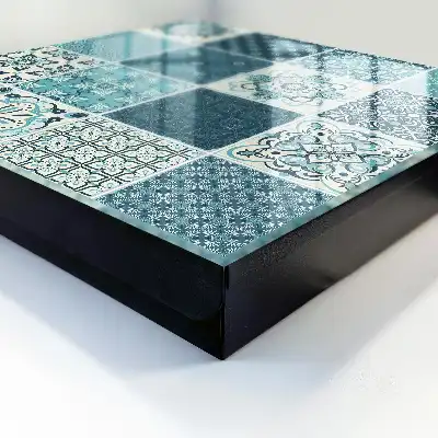 Retro-Mosaik mit geometrischen Mustern