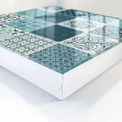 Retro-Mosaik mit geometrischen Mustern