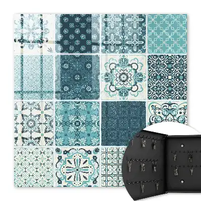 Retro-Mosaik mit geometrischen Mustern