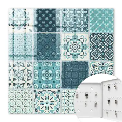 Retro-Mosaik mit geometrischen Mustern