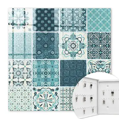 Retro-Mosaik mit geometrischen Mustern