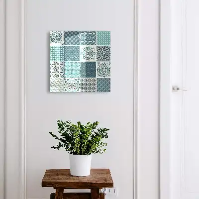 Retro-Mosaik mit geometrischen Mustern