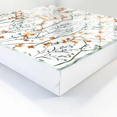 Blumenmuster auf weißem Hintergrund