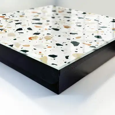 Terrazzo-Muster in natürlichen Farbtönen