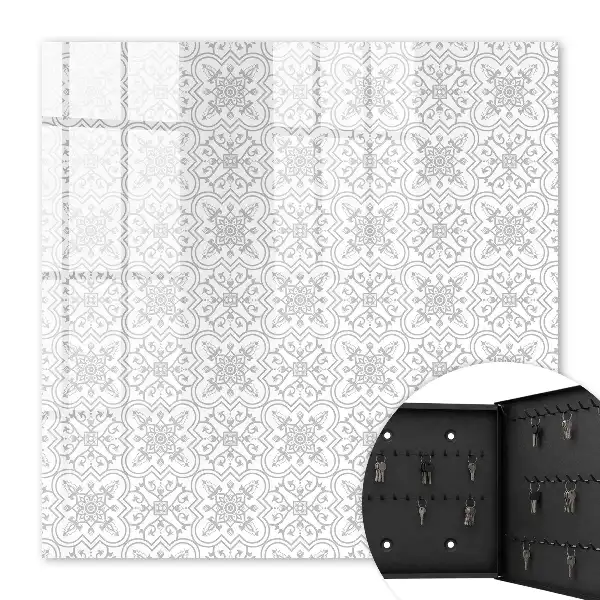 Geometrisches Muster auf weißem Hintergrund
