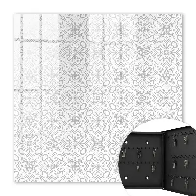 Geometrisches Muster auf weißem Hintergrund